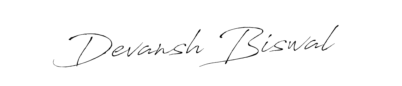Antro_Vectra is a professional signature style that is perfect for those who want to add a touch of class to their signature. It is also a great choice for those who want to make their signature more unique. Get Devansh Biswal name to fancy signature for free. Devansh Biswal signature style 6 images and pictures png