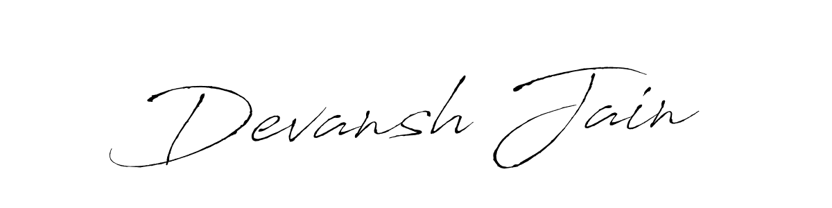 Also we have Devansh Jain name is the best signature style. Create professional handwritten signature collection using Antro_Vectra autograph style. Devansh Jain signature style 6 images and pictures png