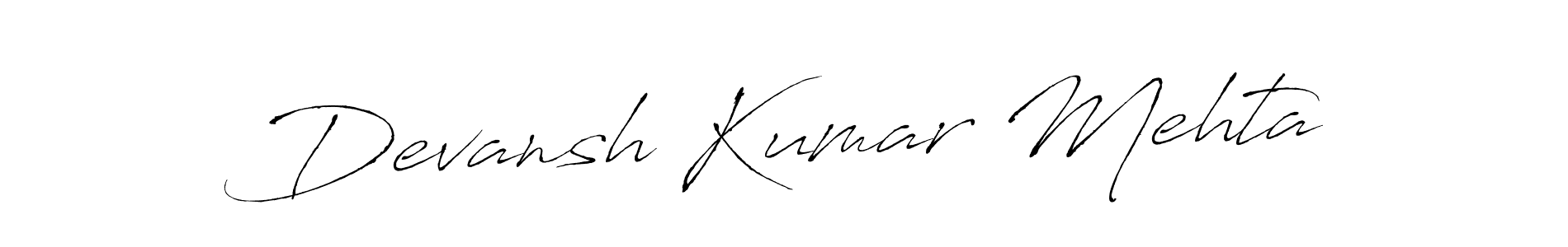 This is the best signature style for the Devansh Kumar Mehta name. Also you like these signature font (Antro_Vectra). Mix name signature. Devansh Kumar Mehta signature style 6 images and pictures png