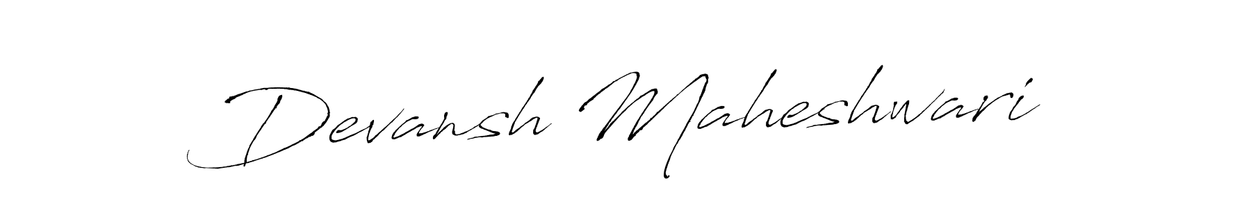 Devansh Maheshwari stylish signature style. Best Handwritten Sign (Antro_Vectra) for my name. Handwritten Signature Collection Ideas for my name Devansh Maheshwari. Devansh Maheshwari signature style 6 images and pictures png