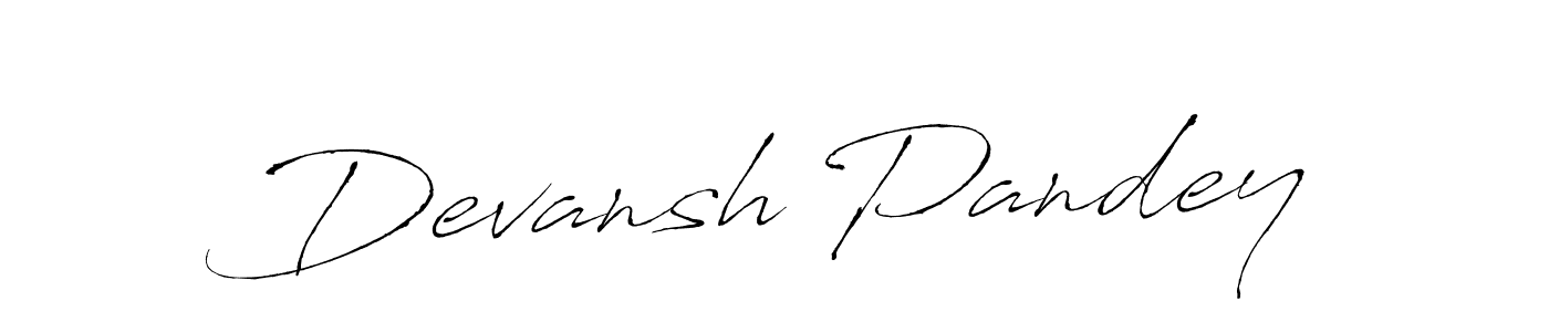 Make a short Devansh Pandey signature style. Manage your documents anywhere anytime using Antro_Vectra. Create and add eSignatures, submit forms, share and send files easily. Devansh Pandey signature style 6 images and pictures png