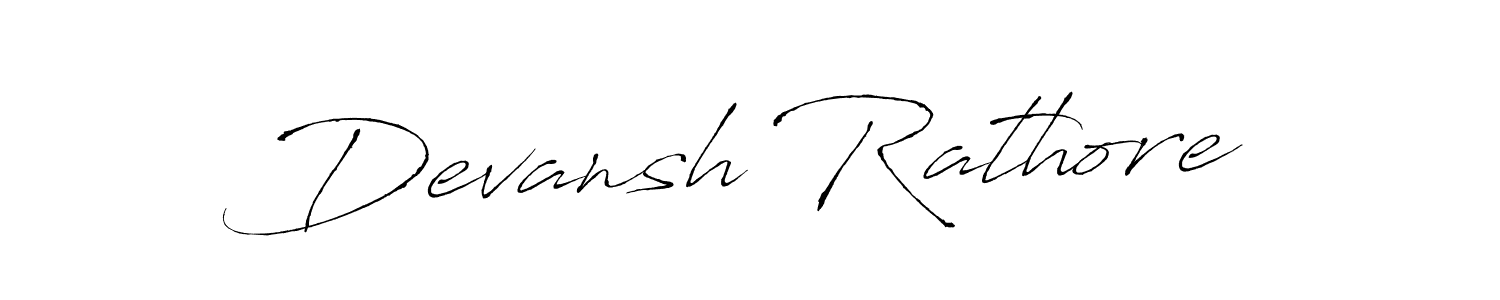 How to make Devansh Rathore signature? Antro_Vectra is a professional autograph style. Create handwritten signature for Devansh Rathore name. Devansh Rathore signature style 6 images and pictures png