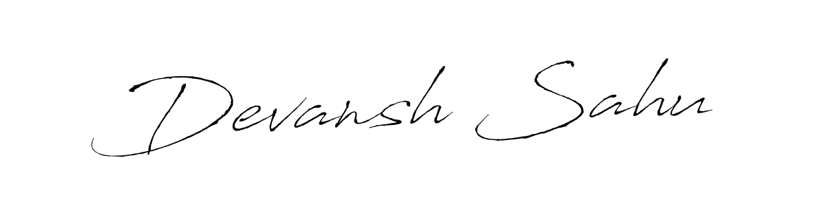 You should practise on your own different ways (Antro_Vectra) to write your name (Devansh Sahu) in signature. don't let someone else do it for you. Devansh Sahu signature style 6 images and pictures png