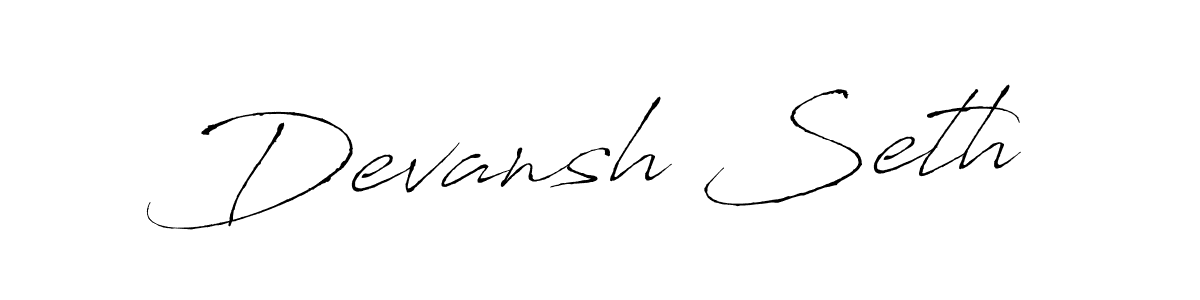 Make a short Devansh Seth signature style. Manage your documents anywhere anytime using Antro_Vectra. Create and add eSignatures, submit forms, share and send files easily. Devansh Seth signature style 6 images and pictures png