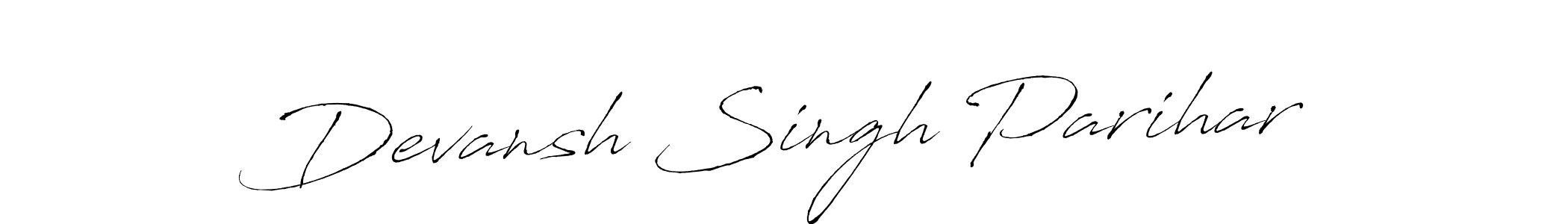 Also You can easily find your signature by using the search form. We will create Devansh Singh Parihar name handwritten signature images for you free of cost using Antro_Vectra sign style. Devansh Singh Parihar signature style 6 images and pictures png