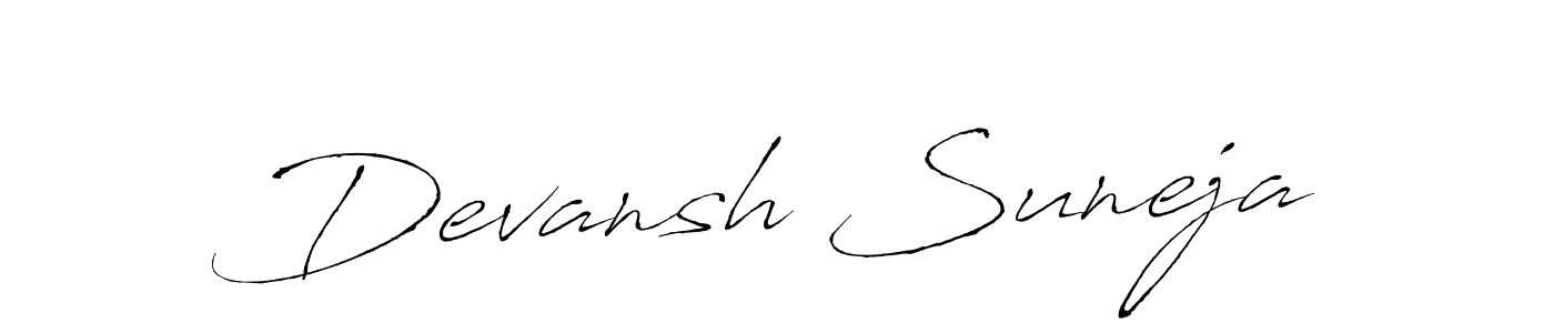 if you are searching for the best signature style for your name Devansh Suneja. so please give up your signature search. here we have designed multiple signature styles  using Antro_Vectra. Devansh Suneja signature style 6 images and pictures png