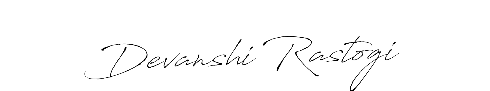 Also we have Devanshi Rastogi name is the best signature style. Create professional handwritten signature collection using Antro_Vectra autograph style. Devanshi Rastogi signature style 6 images and pictures png