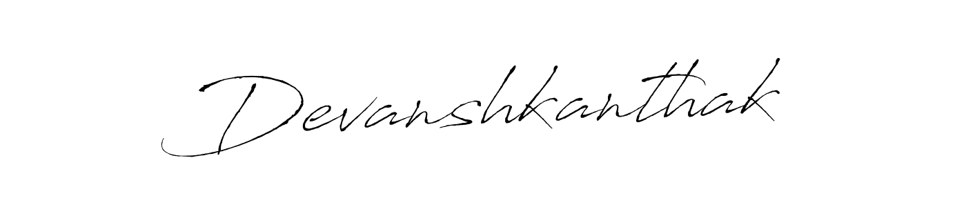 Make a beautiful signature design for name Devanshkanthak. Use this online signature maker to create a handwritten signature for free. Devanshkanthak signature style 6 images and pictures png