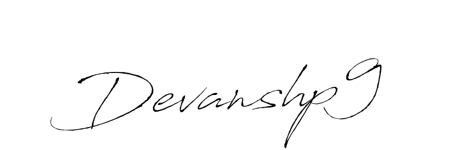 Use a signature maker to create a handwritten signature online. With this signature software, you can design (Antro_Vectra) your own signature for name Devanshp9. Devanshp9 signature style 6 images and pictures png