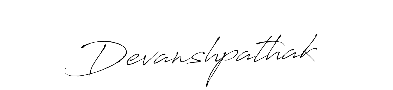 The best way (Antro_Vectra) to make a short signature is to pick only two or three words in your name. The name Devanshpathak include a total of six letters. For converting this name. Devanshpathak signature style 6 images and pictures png