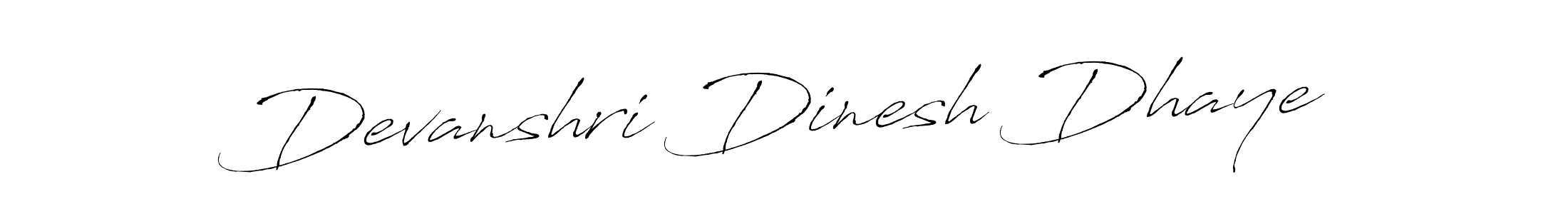 It looks lik you need a new signature style for name Devanshri Dinesh Dhaye. Design unique handwritten (Antro_Vectra) signature with our free signature maker in just a few clicks. Devanshri Dinesh Dhaye signature style 6 images and pictures png