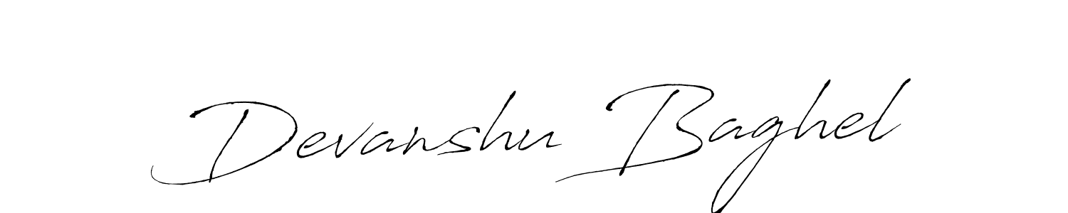 Use a signature maker to create a handwritten signature online. With this signature software, you can design (Antro_Vectra) your own signature for name Devanshu Baghel. Devanshu Baghel signature style 6 images and pictures png