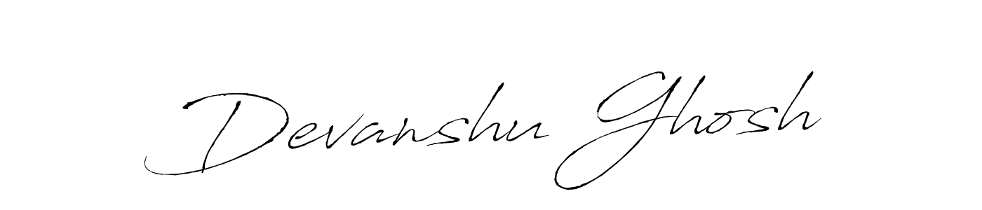 The best way (Antro_Vectra) to make a short signature is to pick only two or three words in your name. The name Devanshu Ghosh include a total of six letters. For converting this name. Devanshu Ghosh signature style 6 images and pictures png