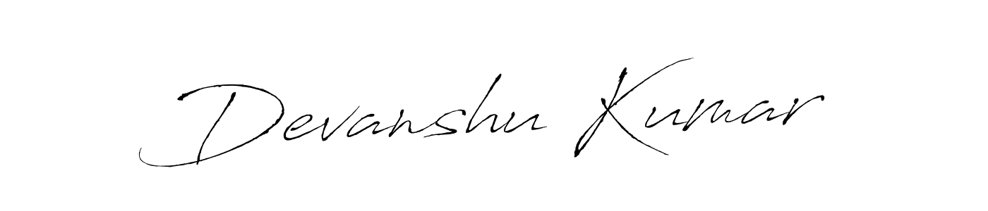 It looks lik you need a new signature style for name Devanshu Kumar. Design unique handwritten (Antro_Vectra) signature with our free signature maker in just a few clicks. Devanshu Kumar signature style 6 images and pictures png