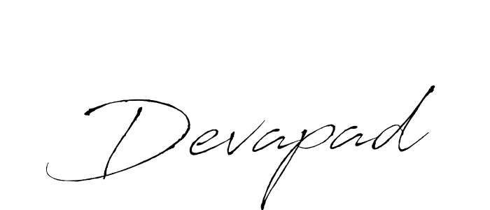 How to make Devapad name signature. Use Antro_Vectra style for creating short signs online. This is the latest handwritten sign. Devapad signature style 6 images and pictures png