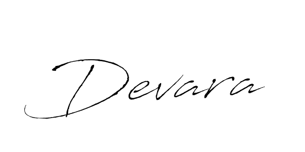 Create a beautiful signature design for name Devara. With this signature (Antro_Vectra) fonts, you can make a handwritten signature for free. Devara signature style 6 images and pictures png
