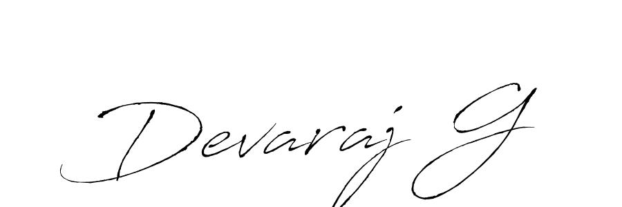 Also we have Devaraj G name is the best signature style. Create professional handwritten signature collection using Antro_Vectra autograph style. Devaraj G signature style 6 images and pictures png