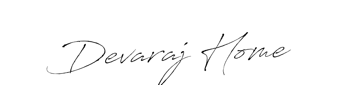 Devaraj Home stylish signature style. Best Handwritten Sign (Antro_Vectra) for my name. Handwritten Signature Collection Ideas for my name Devaraj Home. Devaraj Home signature style 6 images and pictures png