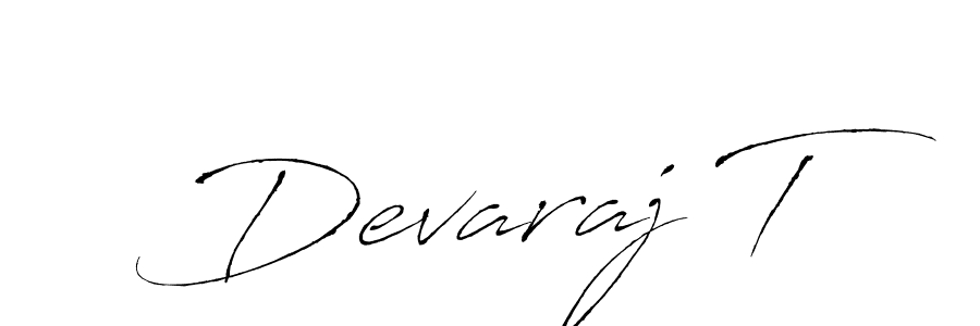 Also we have Devaraj T name is the best signature style. Create professional handwritten signature collection using Antro_Vectra autograph style. Devaraj T signature style 6 images and pictures png