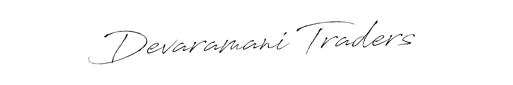 Use a signature maker to create a handwritten signature online. With this signature software, you can design (Antro_Vectra) your own signature for name Devaramani Traders. Devaramani Traders signature style 6 images and pictures png