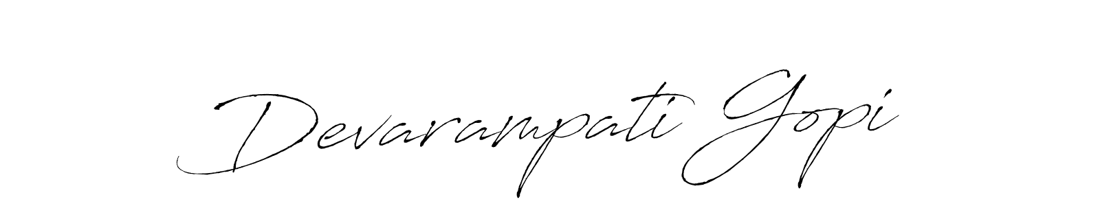 Antro_Vectra is a professional signature style that is perfect for those who want to add a touch of class to their signature. It is also a great choice for those who want to make their signature more unique. Get Devarampati Gopi name to fancy signature for free. Devarampati Gopi signature style 6 images and pictures png