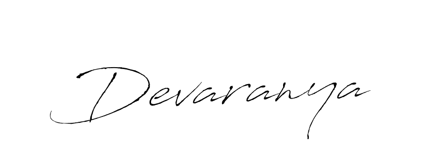 How to make Devaranya name signature. Use Antro_Vectra style for creating short signs online. This is the latest handwritten sign. Devaranya signature style 6 images and pictures png