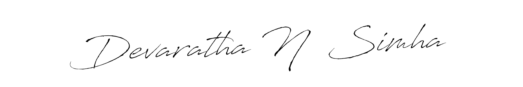 Also You can easily find your signature by using the search form. We will create Devaratha N  Simha name handwritten signature images for you free of cost using Antro_Vectra sign style. Devaratha N  Simha signature style 6 images and pictures png