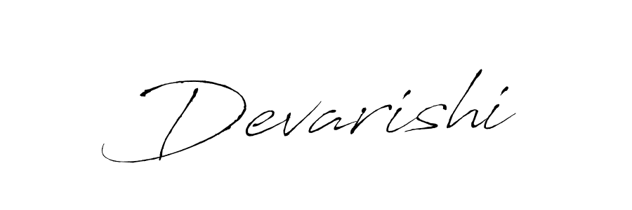 Create a beautiful signature design for name Devarishi. With this signature (Antro_Vectra) fonts, you can make a handwritten signature for free. Devarishi signature style 6 images and pictures png