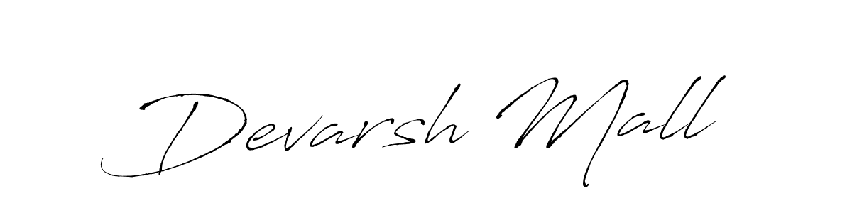 Similarly Antro_Vectra is the best handwritten signature design. Signature creator online .You can use it as an online autograph creator for name Devarsh Mall. Devarsh Mall signature style 6 images and pictures png