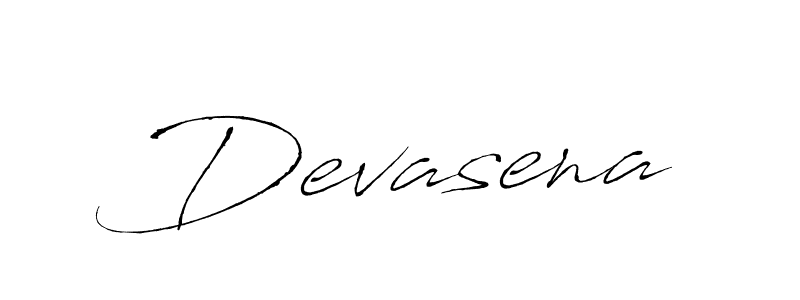 Make a beautiful signature design for name Devasena. With this signature (Antro_Vectra) style, you can create a handwritten signature for free. Devasena signature style 6 images and pictures png