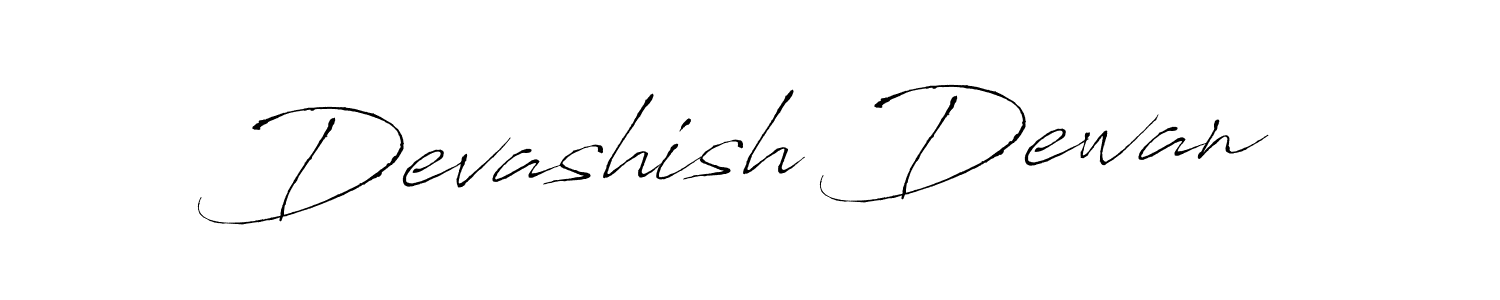 Design your own signature with our free online signature maker. With this signature software, you can create a handwritten (Antro_Vectra) signature for name Devashish Dewan. Devashish Dewan signature style 6 images and pictures png