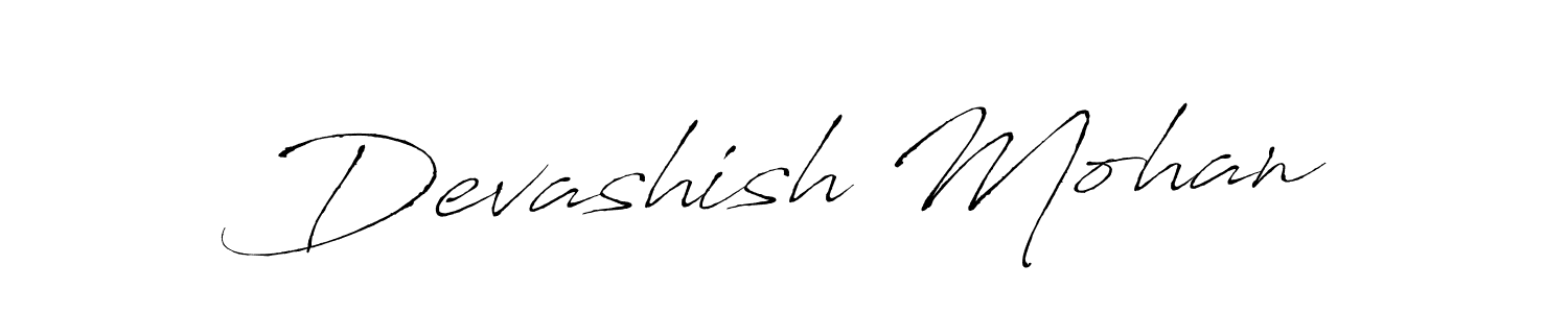 Antro_Vectra is a professional signature style that is perfect for those who want to add a touch of class to their signature. It is also a great choice for those who want to make their signature more unique. Get Devashish Mohan name to fancy signature for free. Devashish Mohan signature style 6 images and pictures png