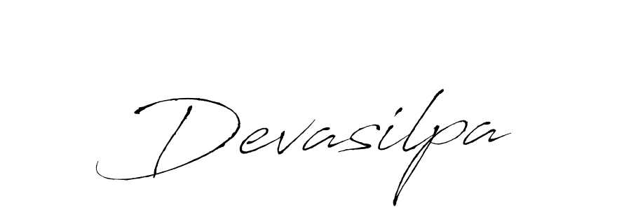 You should practise on your own different ways (Antro_Vectra) to write your name (Devasilpa) in signature. don't let someone else do it for you. Devasilpa signature style 6 images and pictures png