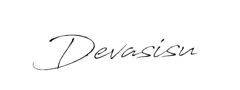 Design your own signature with our free online signature maker. With this signature software, you can create a handwritten (Antro_Vectra) signature for name Devasisu. Devasisu signature style 6 images and pictures png