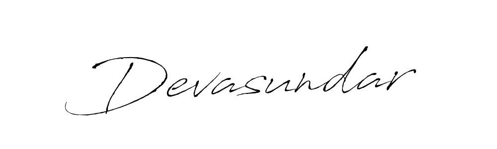 How to make Devasundar name signature. Use Antro_Vectra style for creating short signs online. This is the latest handwritten sign. Devasundar signature style 6 images and pictures png