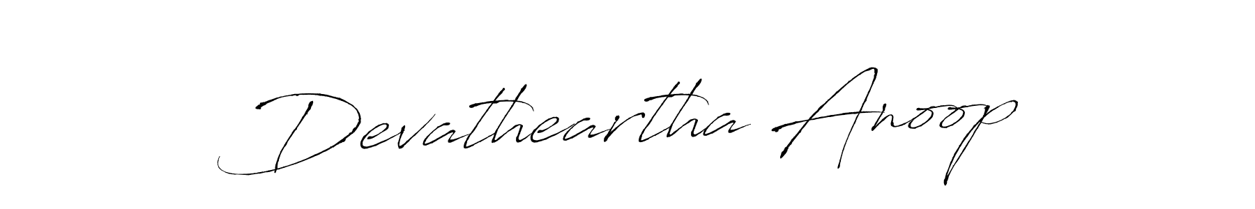 Also You can easily find your signature by using the search form. We will create Devatheartha Anoop name handwritten signature images for you free of cost using Antro_Vectra sign style. Devatheartha Anoop signature style 6 images and pictures png