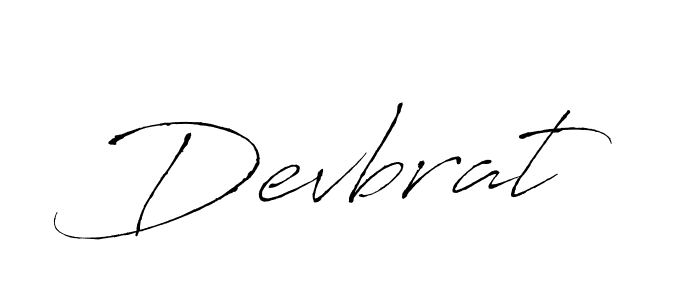 Make a beautiful signature design for name Devbrat. With this signature (Antro_Vectra) style, you can create a handwritten signature for free. Devbrat signature style 6 images and pictures png