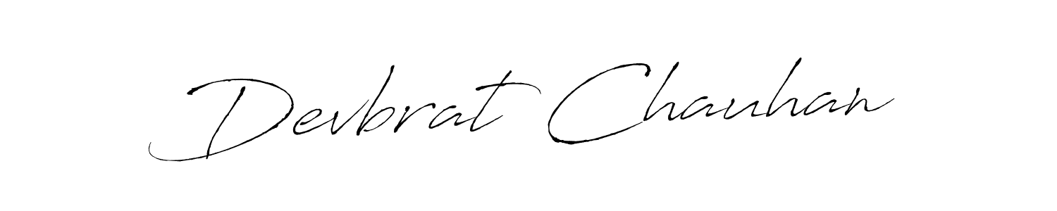 Also we have Devbrat Chauhan name is the best signature style. Create professional handwritten signature collection using Antro_Vectra autograph style. Devbrat Chauhan signature style 6 images and pictures png