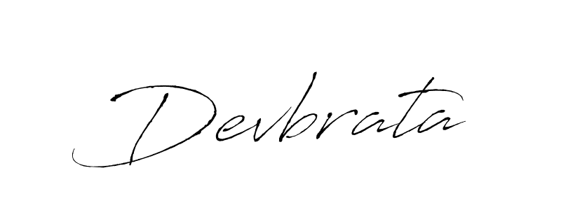 Design your own signature with our free online signature maker. With this signature software, you can create a handwritten (Antro_Vectra) signature for name Devbrata. Devbrata signature style 6 images and pictures png