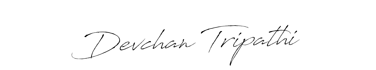 You can use this online signature creator to create a handwritten signature for the name Devchan Tripathi. This is the best online autograph maker. Devchan Tripathi signature style 6 images and pictures png