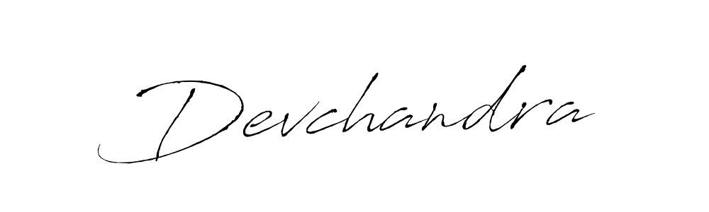 Devchandra stylish signature style. Best Handwritten Sign (Antro_Vectra) for my name. Handwritten Signature Collection Ideas for my name Devchandra. Devchandra signature style 6 images and pictures png