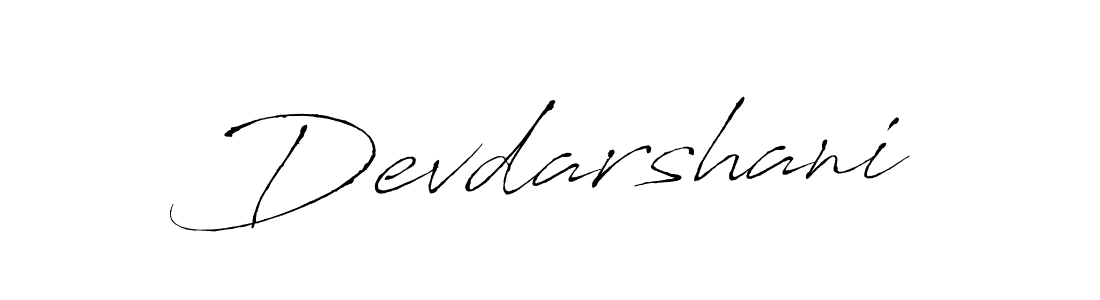 Use a signature maker to create a handwritten signature online. With this signature software, you can design (Antro_Vectra) your own signature for name Devdarshani. Devdarshani signature style 6 images and pictures png