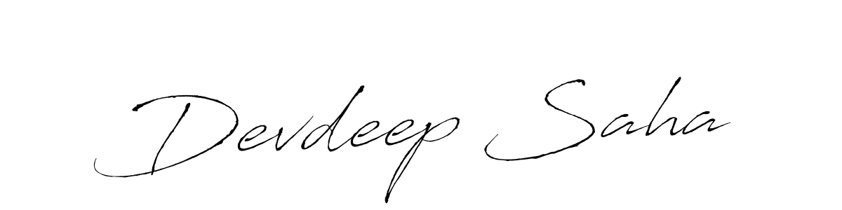 Antro_Vectra is a professional signature style that is perfect for those who want to add a touch of class to their signature. It is also a great choice for those who want to make their signature more unique. Get Devdeep Saha name to fancy signature for free. Devdeep Saha signature style 6 images and pictures png