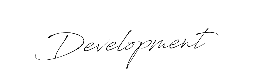 Make a beautiful signature design for name Development. With this signature (Antro_Vectra) style, you can create a handwritten signature for free. Development signature style 6 images and pictures png