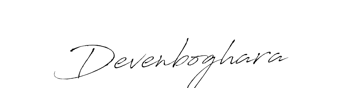 How to make Devenboghara signature? Antro_Vectra is a professional autograph style. Create handwritten signature for Devenboghara name. Devenboghara signature style 6 images and pictures png