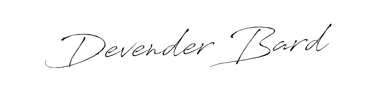 It looks lik you need a new signature style for name Devender Bard. Design unique handwritten (Antro_Vectra) signature with our free signature maker in just a few clicks. Devender Bard signature style 6 images and pictures png