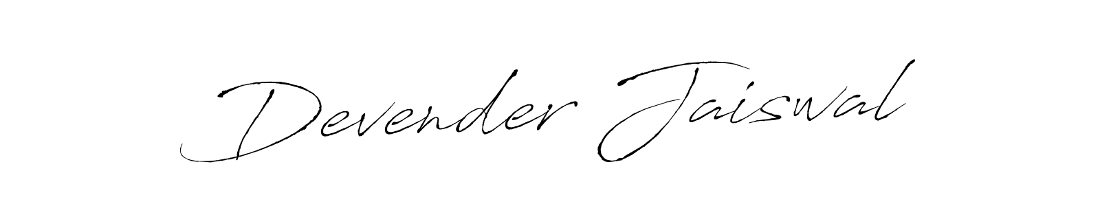 It looks lik you need a new signature style for name Devender Jaiswal. Design unique handwritten (Antro_Vectra) signature with our free signature maker in just a few clicks. Devender Jaiswal signature style 6 images and pictures png
