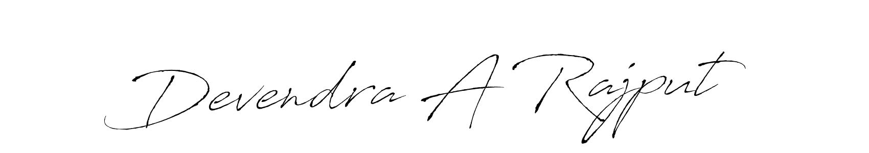 Use a signature maker to create a handwritten signature online. With this signature software, you can design (Antro_Vectra) your own signature for name Devendra A Rajput. Devendra A Rajput signature style 6 images and pictures png