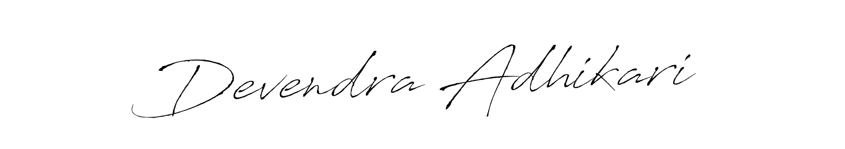 It looks lik you need a new signature style for name Devendra Adhikari. Design unique handwritten (Antro_Vectra) signature with our free signature maker in just a few clicks. Devendra Adhikari signature style 6 images and pictures png