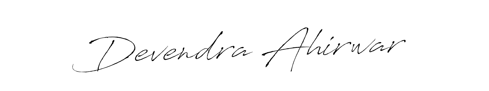 It looks lik you need a new signature style for name Devendra Ahirwar. Design unique handwritten (Antro_Vectra) signature with our free signature maker in just a few clicks. Devendra Ahirwar signature style 6 images and pictures png